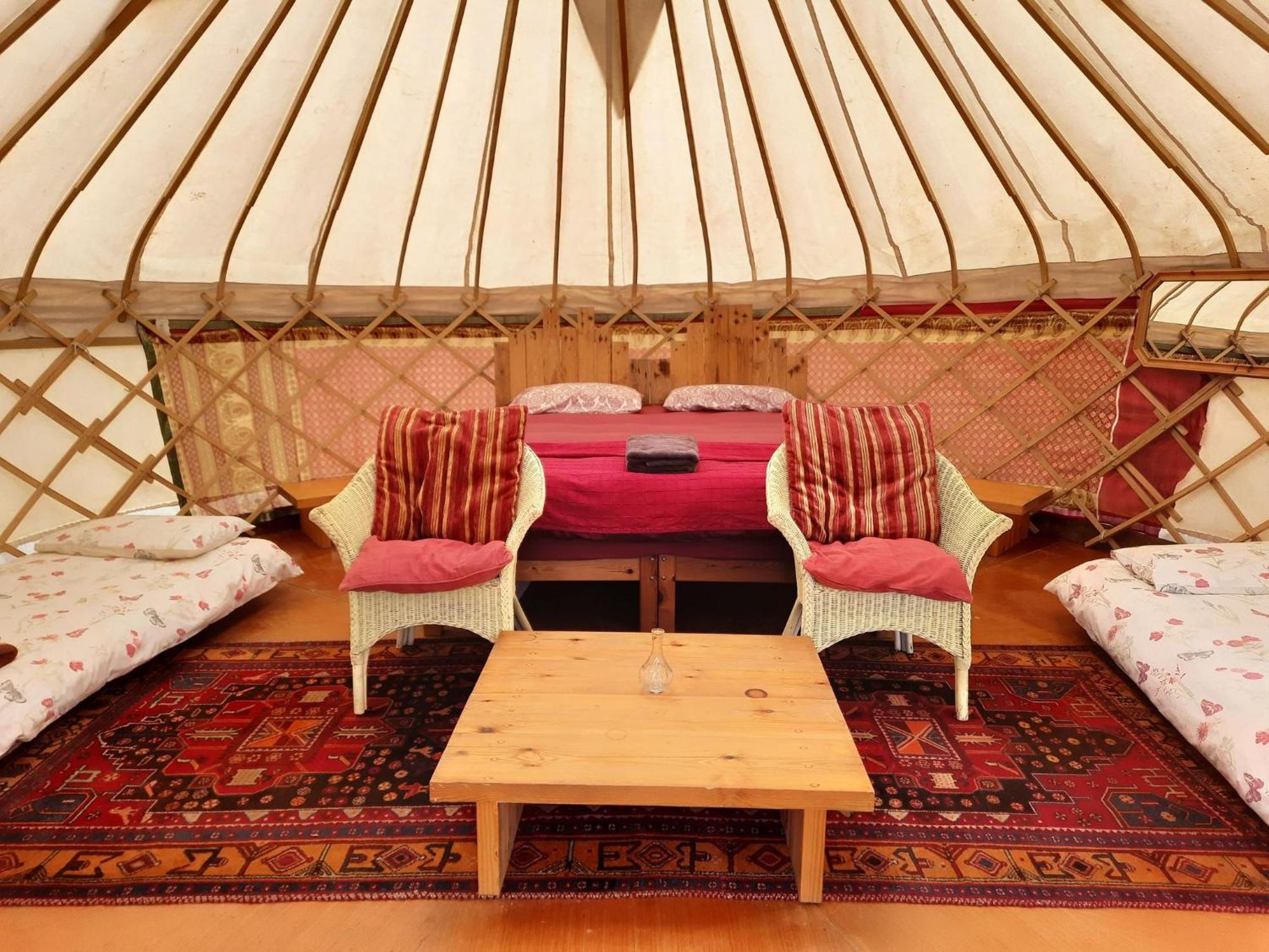 Ceridwen Glamping, Double Decker Bus And Yurts Hotel Llandysul Eksteriør billede